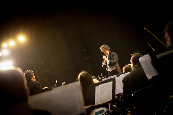 Orchestra conductor — Stock Photo, Image