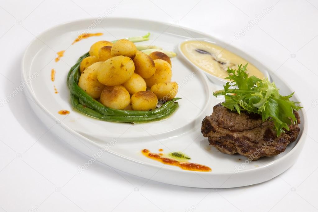 Potatoes with beef