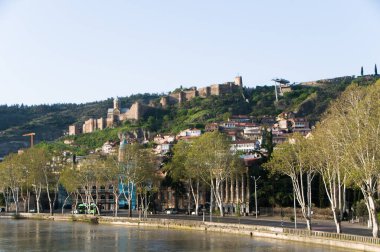 Tiflis 'in tarihi merkezi. Gürcistan 'ın turistik merkezi. 