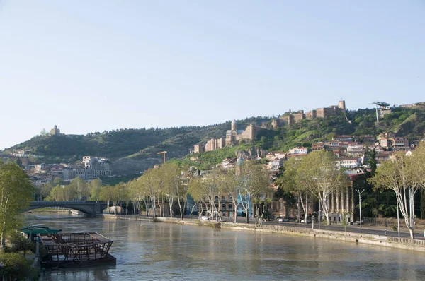 Tiflis 'in tarihi merkezi. Gürcistan 'ın turistik merkezi. 