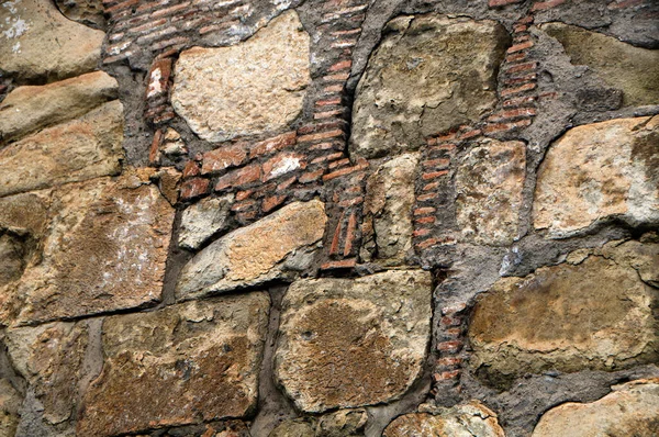 Vecchio Muro Mattoni Antico Tempio — Foto Stock