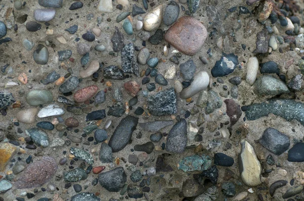 Текстура Каменю Пляжі Крупним Планом Зверху — стокове фото