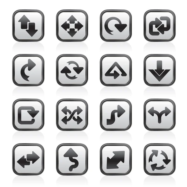 Different kind of arrows icons — Stock Vector