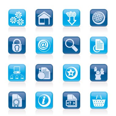 Web sitesi ve İnternet simgeleri