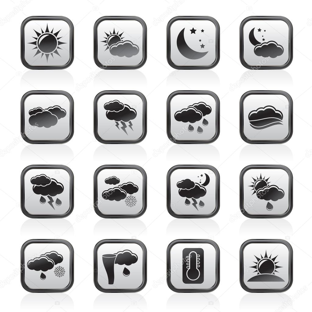 Weather and meteorology icons