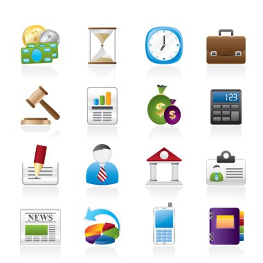 ofis ve finans, Business simgeler