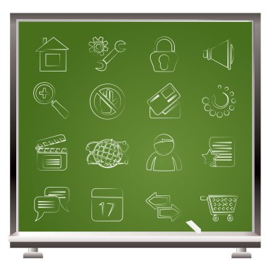 Web sitesi ve İnternet simgeleri
