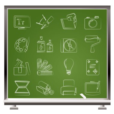 grafik ve Web Tasarım simgeler