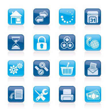 Web sitesi ve internet simgeler