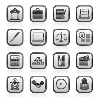 Business and office icons clipart