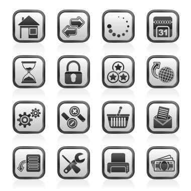 Web sitesi ve internet simgeler