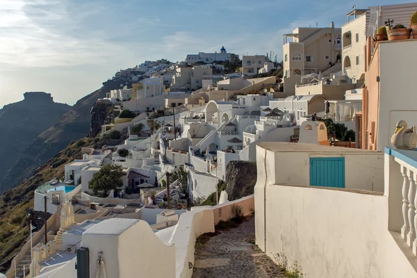 Fira, santorini, thira kasabası — Stok fotoğraf