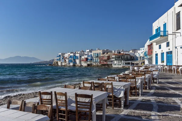 Klein Venetië op eiland mykonos — Stockfoto