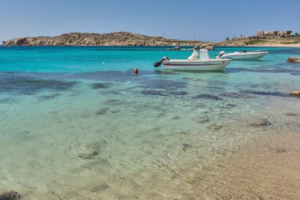 Paranga Beach on the island of Mykonos — Stock Photo, Image