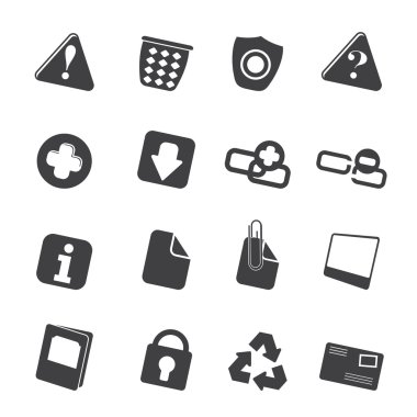 siluet web sitesi ve bilgisayar simgeleri