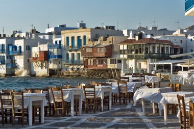 mykonos Adası'nda küçük bir Venedik