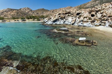 kaya oluşumları kolymbithres Beach, paros Adası