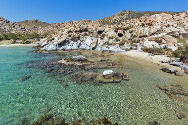 kaya oluşumları kolymbithres Beach, paros Adası