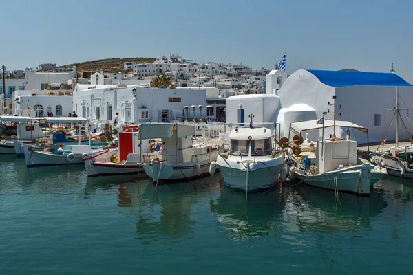 Puerto de Naousa, isla de Paros — Foto de Stock