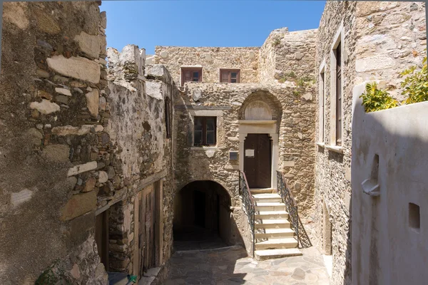 El castillo veneciano en la isla de Naxos — Foto de Stock