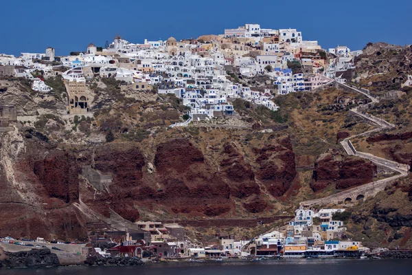 Ciudad de Oia, Santorini — Foto de Stock