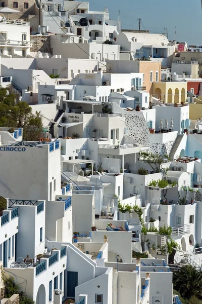 Město fira, santorini — Stock fotografie