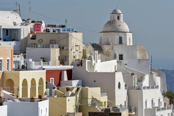 Město fira, santorini — Stock fotografie