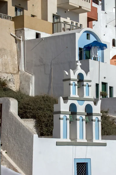 Staden fira, santorini — Stockfoto