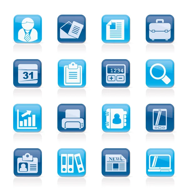 Business and office icons — Stock Vector