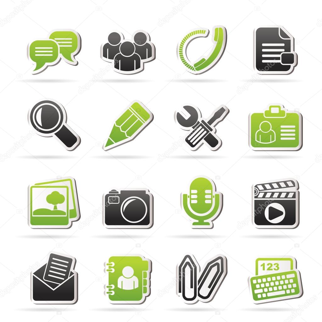 Chat Application and communication Icons