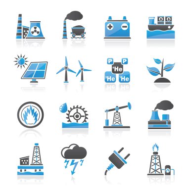Elektrik ve enerji kaynağı simgeleri