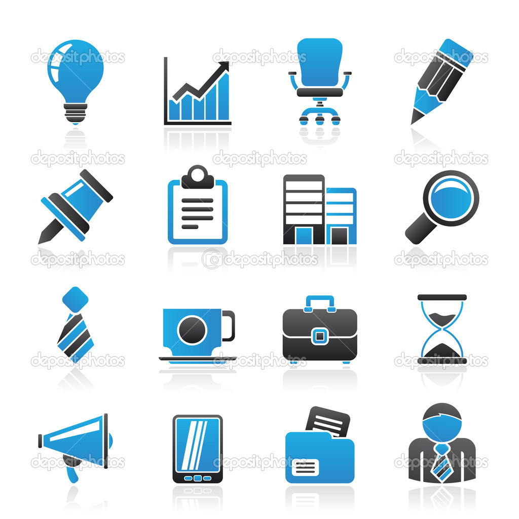 Business and office icons