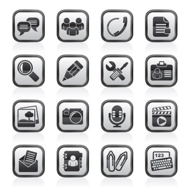 sohbet uygulaması ve iletişim simgeler