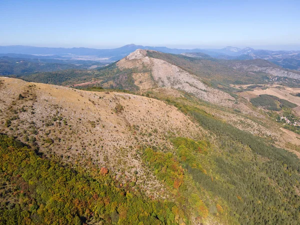 Erstaunliche Herbstlandschaft Des Ljubasch Gebirges Region Pernik Bulgarien — Stockfoto