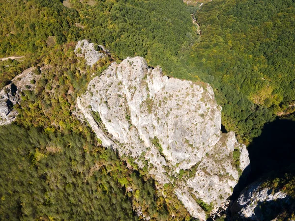 Вид Згори Ущелину Річки Ерма Поблизу Міста Тран Болгарія — стокове фото