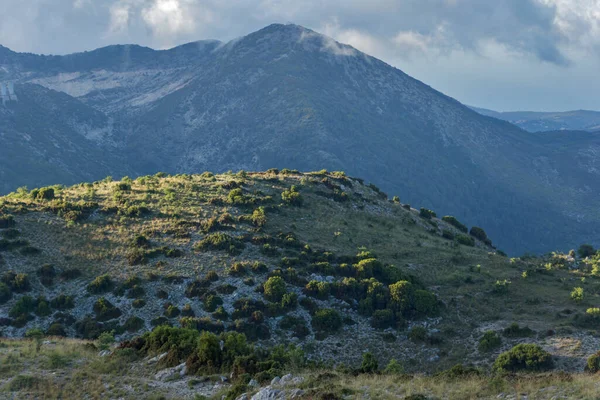 Prachtig Panoramisch Uitzicht Berg Lefkada Ionische Eilanden Griekenland — Stockfoto