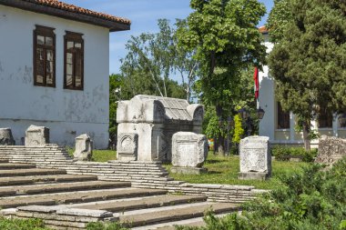 VIDIN, BULGARIA - 23 Mayıs 2021: Bulgaristan 'ın Vidin kentinin merkezindeki Konaka