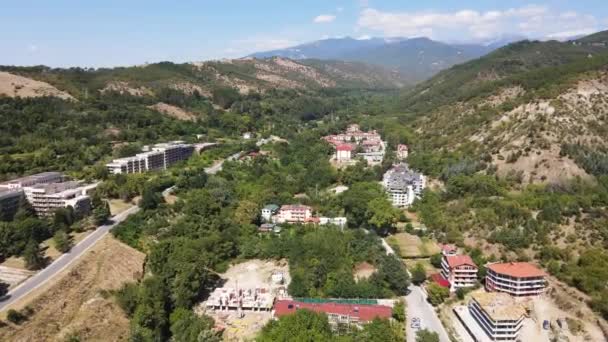 Increíble Vista Aérea Ciudad Sandanski Bulgaria — Vídeos de Stock