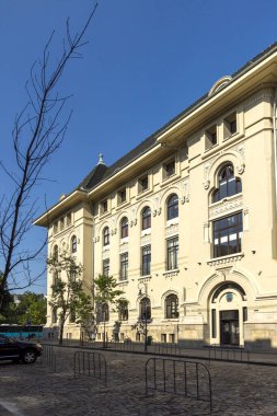 BUCHAREST, ROMANIA - 16 Ağustos 2021: Romanya 'nın Bükreş kentinde Belediye Binası