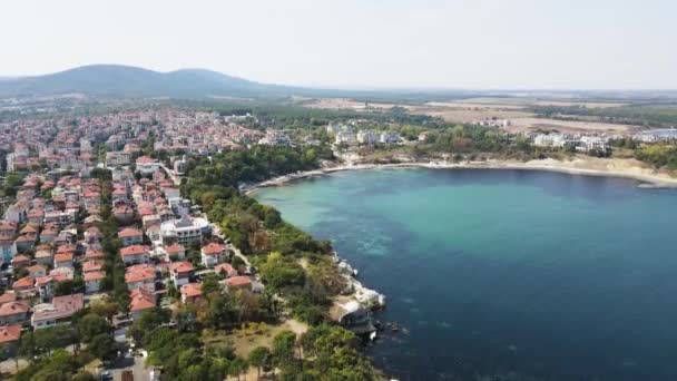 Αεροφωτογραφία Της Πόλης Του Τσαρέβο Περιφέρεια Μπουργκάς Βουλγαρία — Αρχείο Βίντεο