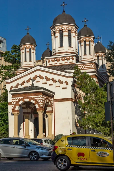 Bucharest Rumania Agosto 2021 Biserica Zlatari Iglesia Ortodoxa Centro Ciudad —  Fotos de Stock