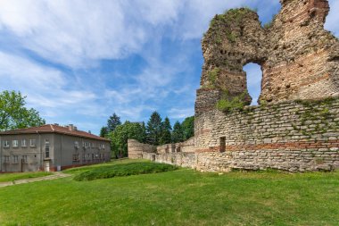 Bulgaristan 'ın Vidin Bölgesi' nin Kula kentindeki antik Roma Kalesi Castra Martis kalıntıları