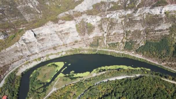 Ущелье Реки Искар Балканские Горы Софийская Область Болгария — стоковое видео