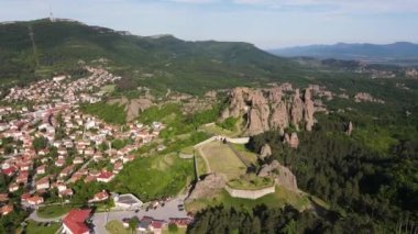 Belogradchik Kayalıkları, Vidin Bölgesi, Bulgaristan 'ın hava manzarası
