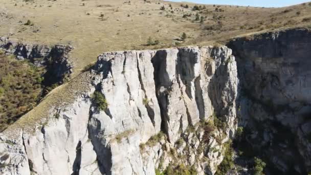 Légi Kilátás Rock Formation Stolo Ponor Mountain Balkán Hegység Bulgária — Stock videók