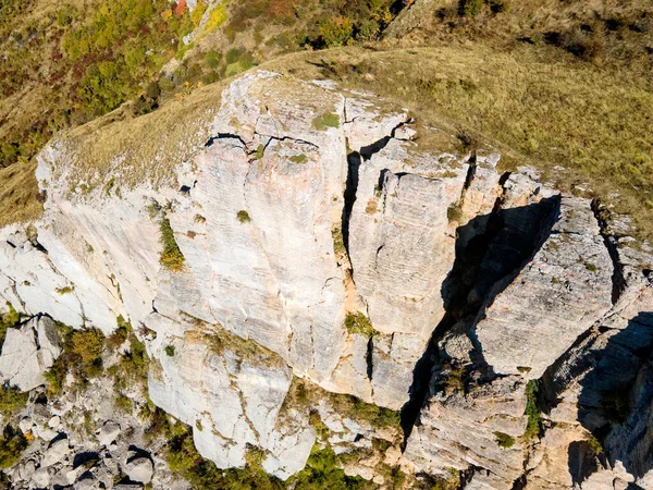 Letecký Pohled Skalní Útvar Stolo Pohoří Ponor Balkánské Hory Bulharsko — Stock fotografie