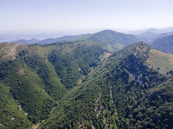Luftaufnahme Des Balkangebirges Der Nähe Der Stadt Teteven Region Lovech — Stockfoto