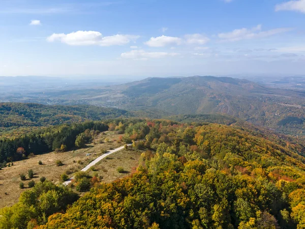 Increíble Vista Aérea Otoño Montaña Vitosha Bulgaria —  Fotos de Stock