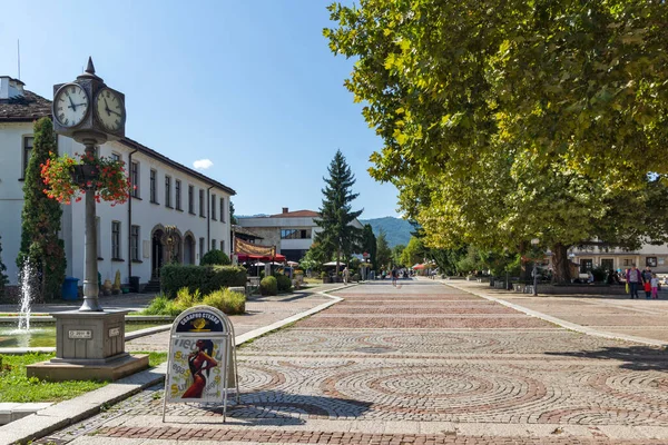Troyan Bulgaria August 2021 Panoramic View Center Town Troyan Lovech — Stock Photo, Image