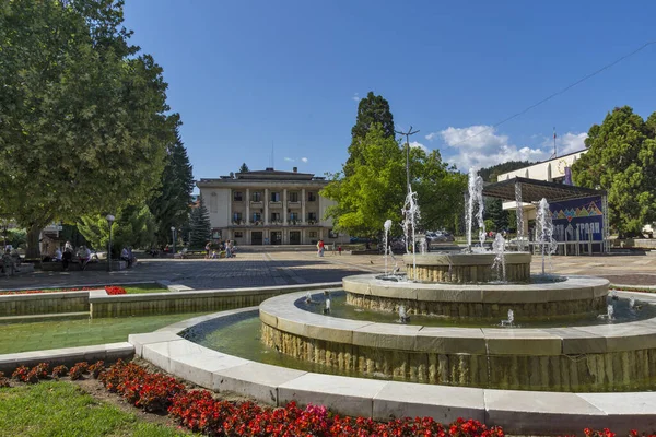 Troyan Bulgaria Agosto 2021 Vista Panorámica Del Centro Ciudad Troyan — Foto de Stock